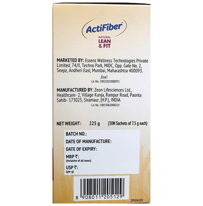 ActiFiber Natural Lean & Fit Sachet (7.5gm Each) Sachet
