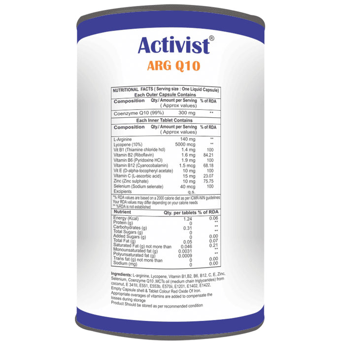 Activist Arg Q10 Tablet In Capsule