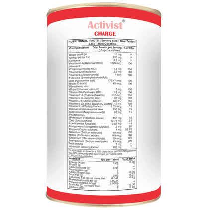 Activist Charge Tablet