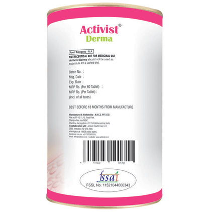 Activist Derma Tablet