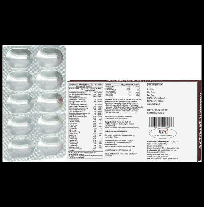 Activist Hairtone Tablet (10 Each)