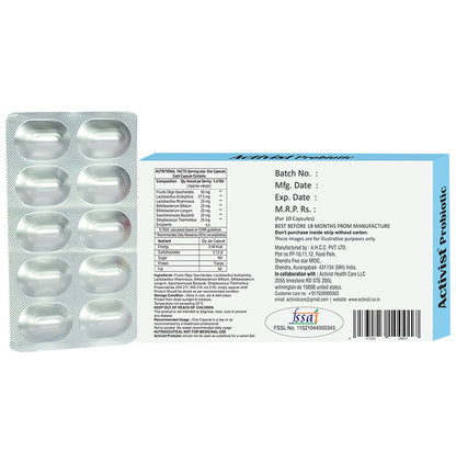 Activist Probiotic Capsule (10 Each)