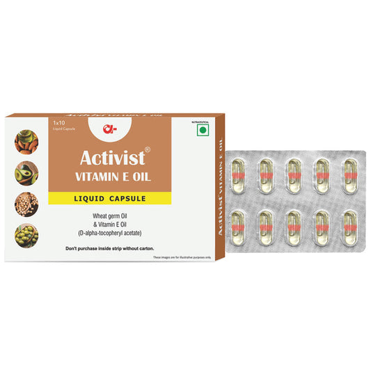 Activist Vitamin E OIl Liquid Capsule (10 Each) - Classic Derma