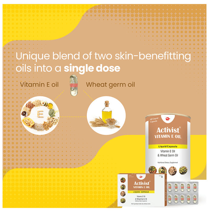 Activist Vitamin E OIl Liquid Capsule (10 Each)