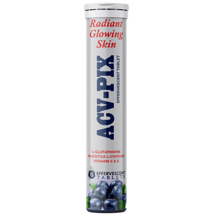 ACV-PIX L-Glutathione, N-Acetyl L-Cysteine, Vitamin C & E Effervescent Tablet - Classic Derma