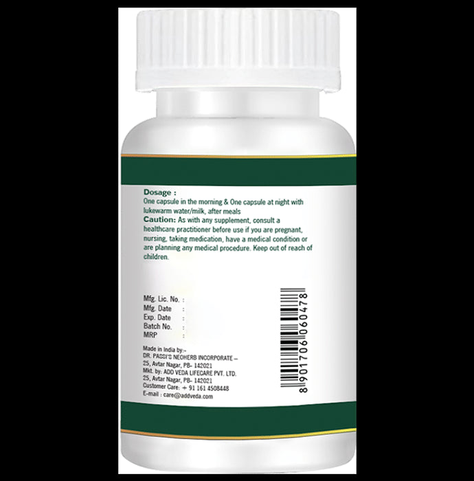 Add Veda Curcumin Veg Capsule