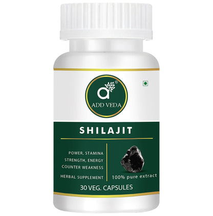 Add Veda Shilajit Veg Capsule - Classic Derma