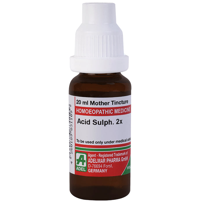 ADEL Acid Sulph. 2X Mother Tincture - Classic Derma