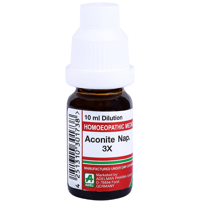 ADEL Aconitum Napellus Dilution 3X - Classic Derma