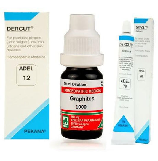 ADEL Anti-Psoriasis Combo (ADEL 12 + Graphites Dilution 1000 CH + ADEL 78) - Classic Derma