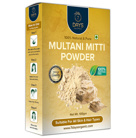 7Days Multani Mitti Powder - Classic Derma
