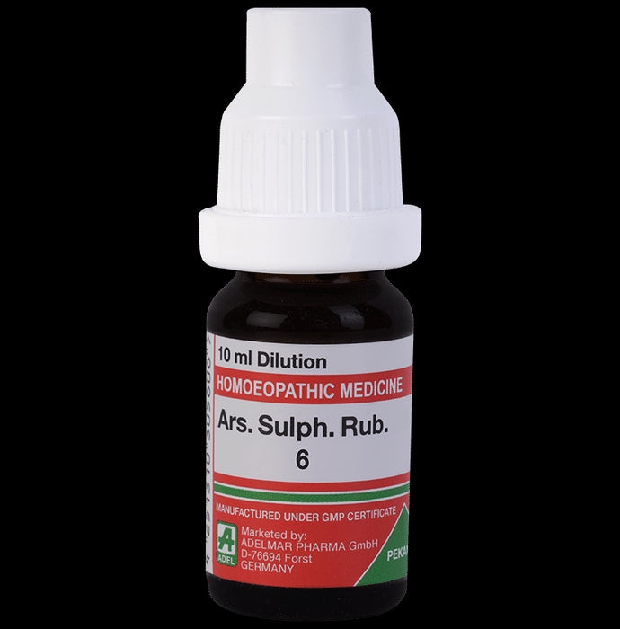 ADEL Ars. Sulf Rub. Dilution 6 - Classic Derma