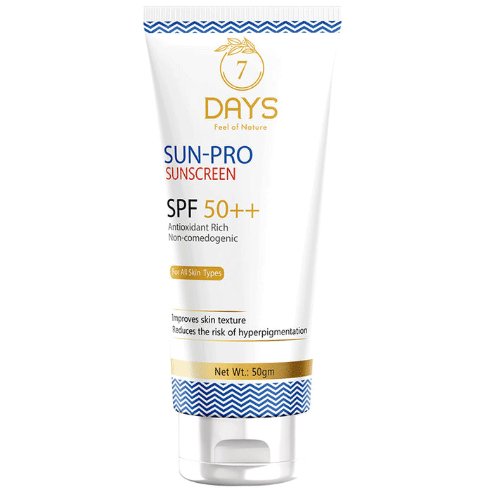 7Days Sun-Pro Sunscreen Cream - Classic Derma