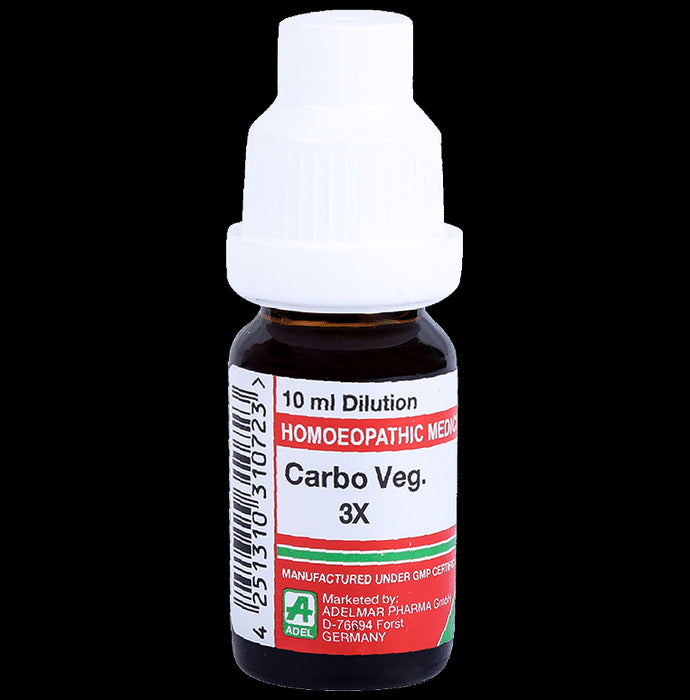 ADEL Carbo Veg Dilution 3X - Classic Derma