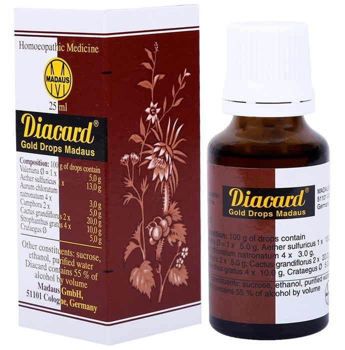 ADEL Diacard Gold Madaus Drop Homeopathic Medicine