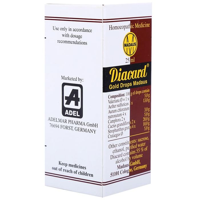 ADEL Diacard Gold Madaus Drop Homeopathic Medicine