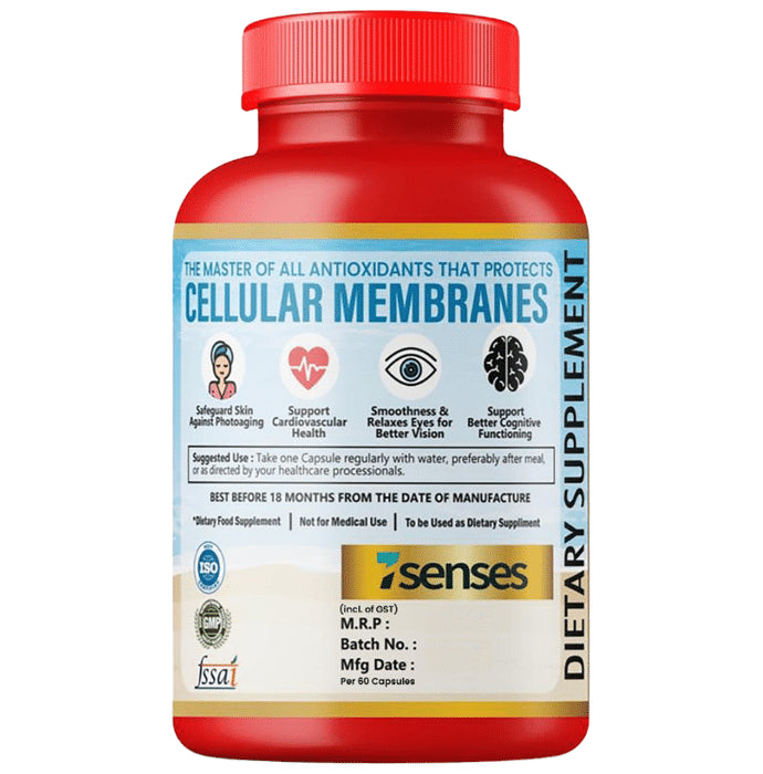 7Senses Astaxanthin 4mg Vegetarian Capsule (60 Each)