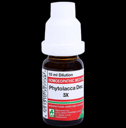 ADEL Phytolacca Dec. Dilution 3X - Classic Derma