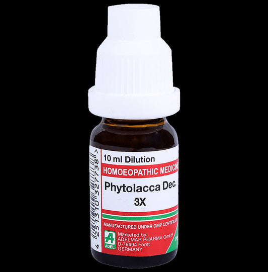 ADEL Phytolacca Dec. Dilution 3X - Classic Derma