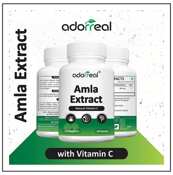 Adorreal Amla Extract Natural Vitamin C Extract Capsule