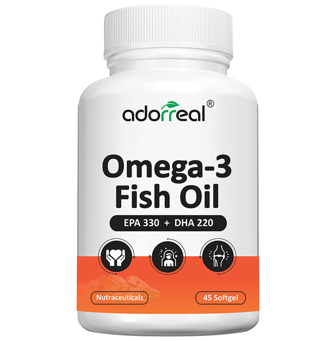 Adorreal Omega-3 Fish Oil EPA 330 + DHA 220 Softgels - Classic Derma