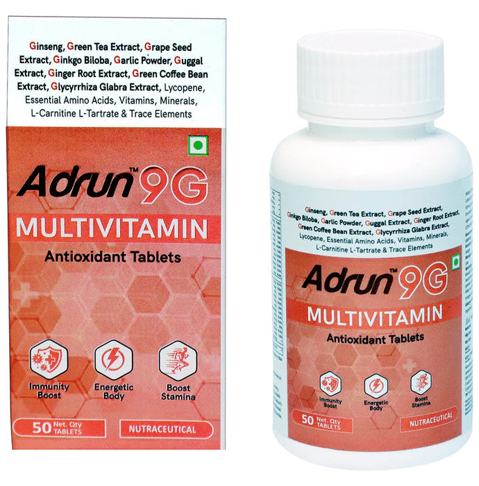 Adrun 9G Multivitamin Antioxidant Tablet - Classic Derma