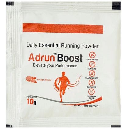 Adrun Boost Daily Essential Running Powder Sachet (10gm Each) Orange