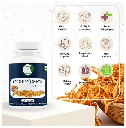 Advaita Nutrition Cordyceps Millitaris Capsule