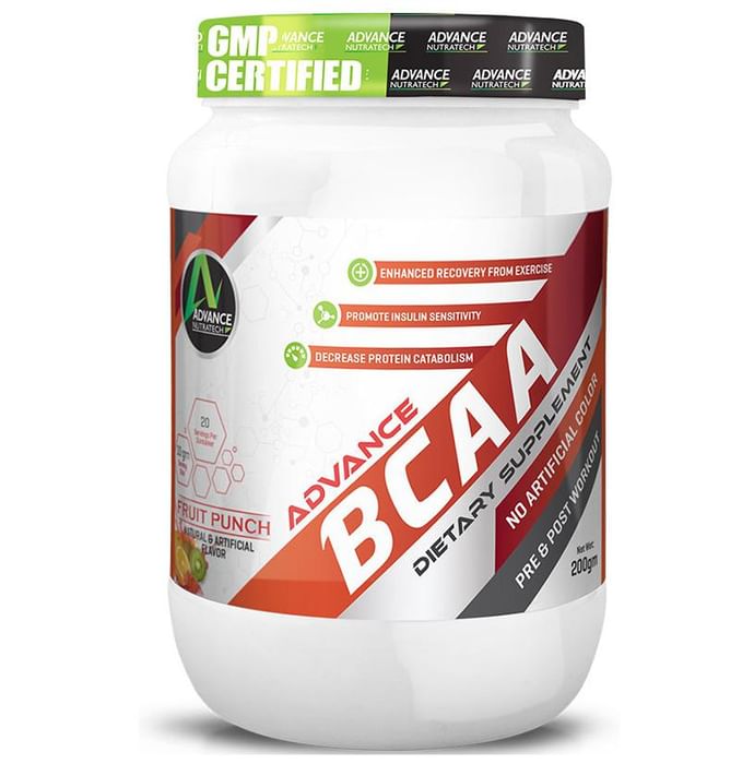 Advance Nutratech BCAA Powder Fruit Punch - Classic Derma