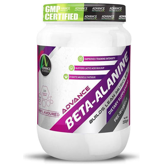 Advance Nutratech Beta-Alanine Pre-Workout Powder Unflavoured - Classic Derma