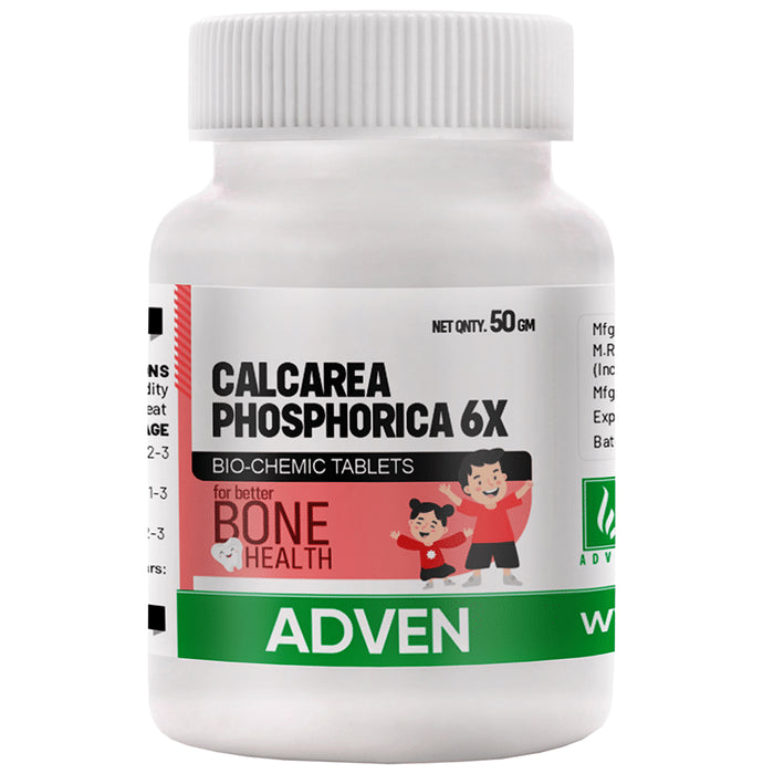 Adven Calcarea Phosphorica 6X Tablet - Classic Derma