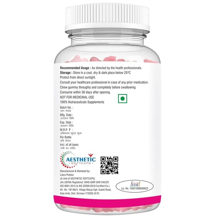 Aesthetic Softcaps Myoqule Gummies Elaichi No Added Sugar