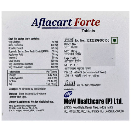 Aflacart Forte Tablet