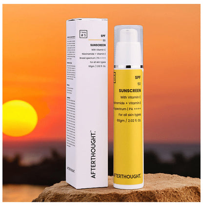 Afterthought SPF 50 Sunscreen with Vitamin C