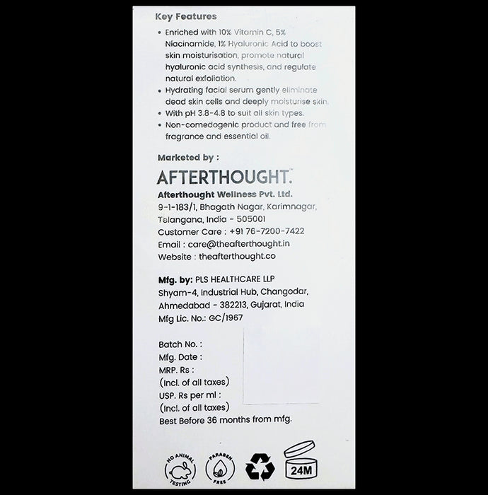 Afterthought Vitamin C 10% Face Serum