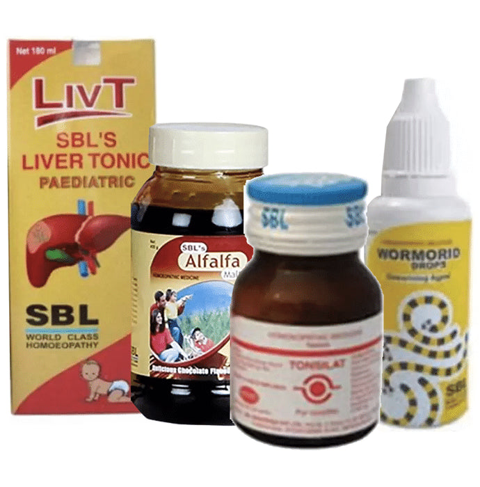 SBL 105 Child Care Essentials Kit (Combo Of 4) - Classic Derma