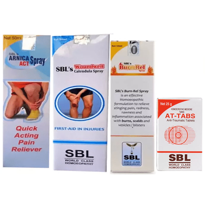 SBL 118 First Aid Pack (Combo Of 4) - Classic Derma