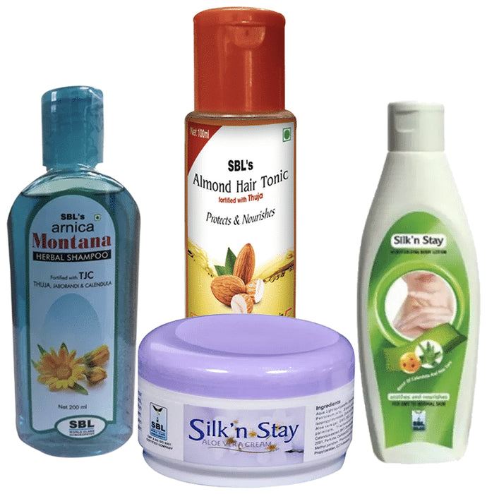 SBL 121 Skin & Hair Care Essentials (Combo Of 4) - Classic Derma