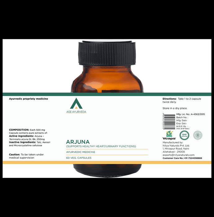 Age Ayurveda Arjuna Veg Capsule