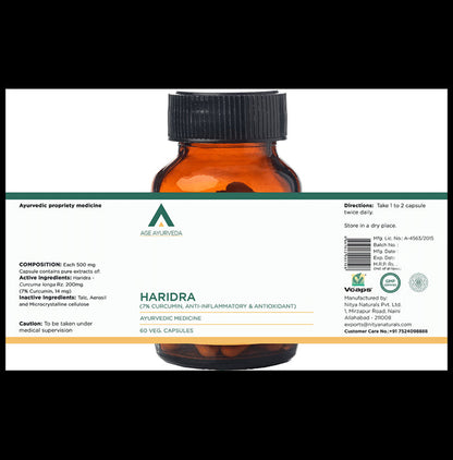 Age Ayurveda Haridra Capsule