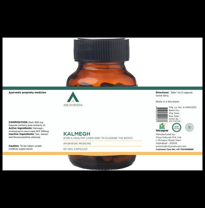 Age Ayurveda Kalmegh Veg Capsule