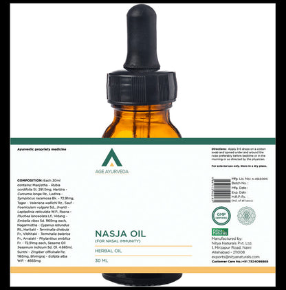 Age Ayurveda Nasja Oil