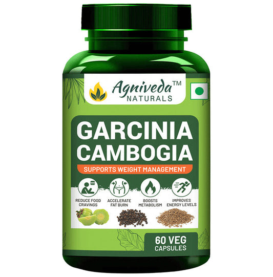 Agniveda Naturals Garcinia Cambogia Veg Capsules - Classic Derma