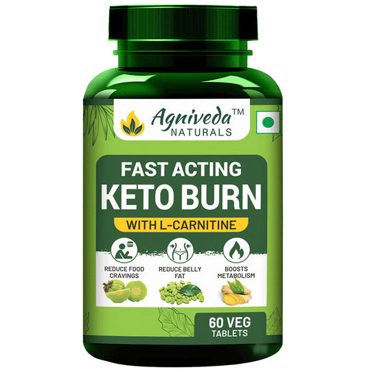 Agniveda Naturals Keto Burn Veg Tablet - Classic Derma