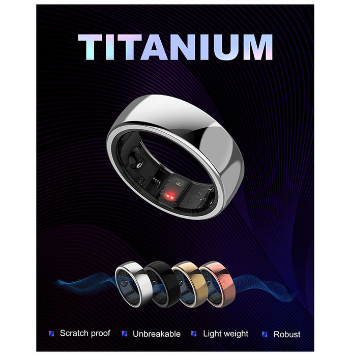 Aabo X1 Titanium Built IP68 Smart Ring Black 13