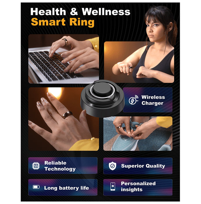 Aabo X1 Titanium built IP68 Smart Ring Rose Gold 12