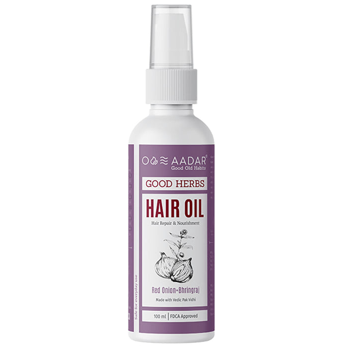 Aadar Good Herbs Hair Oil - Classic Derma