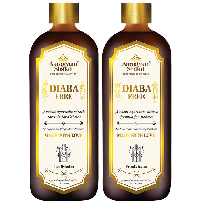 Aarogyam Shakti Diaba Free (110ml Each) - Classic Derma
