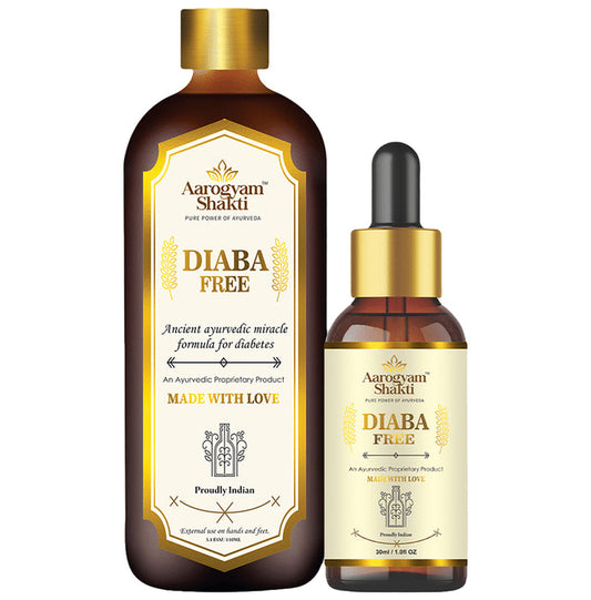 Aarogyam Shakti Diaba Free Liquid (110ml & 30ml) - Classic Derma