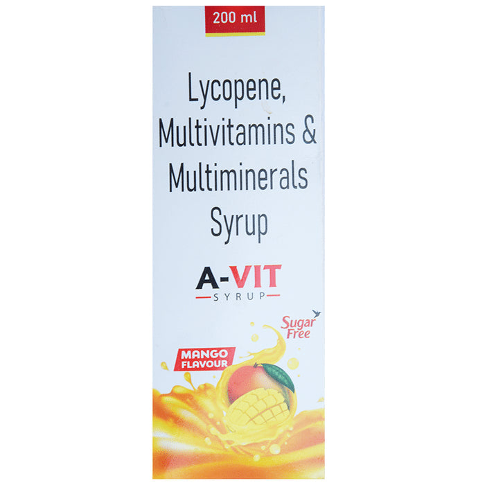 A-Vit Syrup Mango Sugar Free - Classic Derma